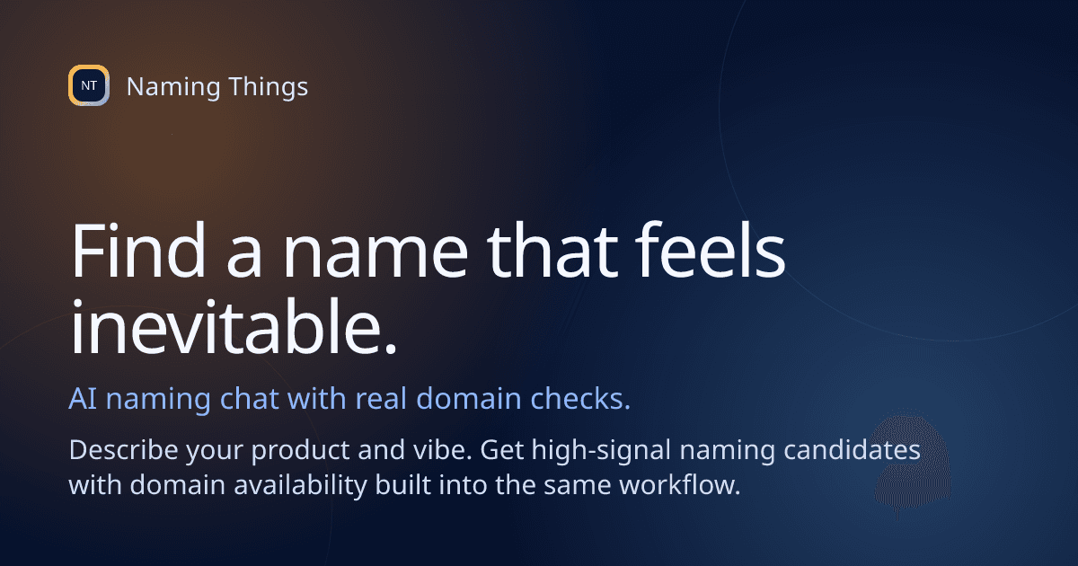 Naming Things Open Graph preview